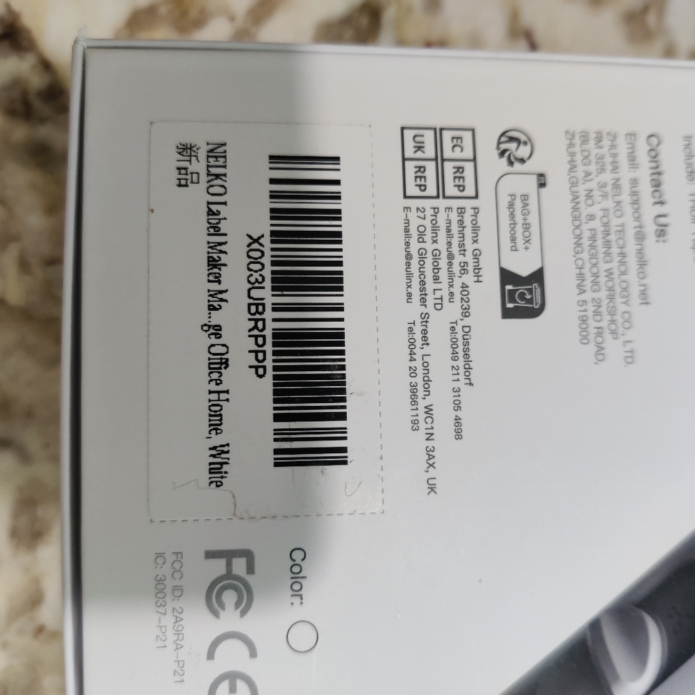 Nelko Wireless Bluetooth Label Maker Machine with Tape - Picture 8 of 10